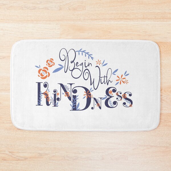 Item preview, Begin With Kindness, Motivation Quote designed and sold by OB-Store.