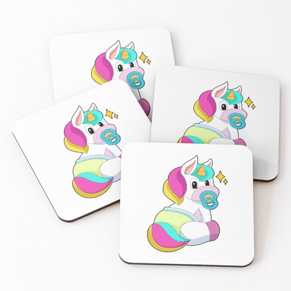 Item preview, Unicorn Baby Pacifier designed and sold by Snabdesign84.