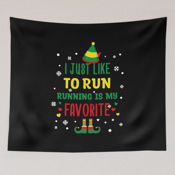 Item preview, I Just Like To Run Running Is My Favorite Funny Colors Text designed and sold by bolkibox.