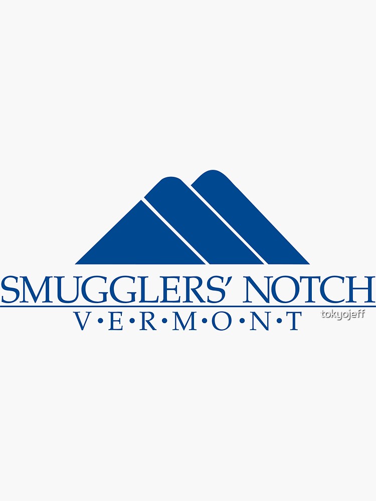 "Smugglers Notch" Sticker for Sale by tokyojeff Redbubble