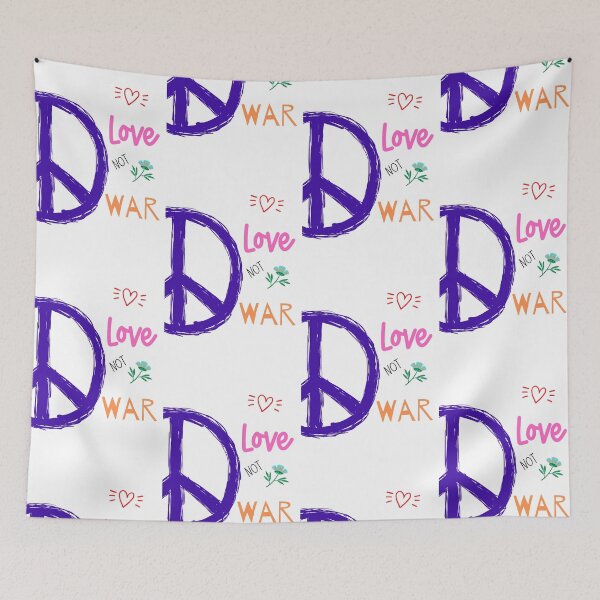 Item preview, Love not war peace heart designed and sold by WendyBialek Designs.