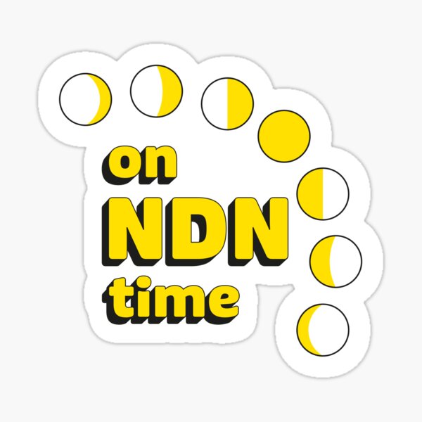 on NDN time Sticker