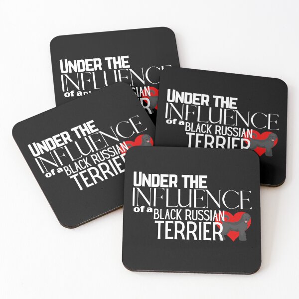Item preview, Under the Influence of a Black Russian Terrier designed and sold by It's On Backwards.