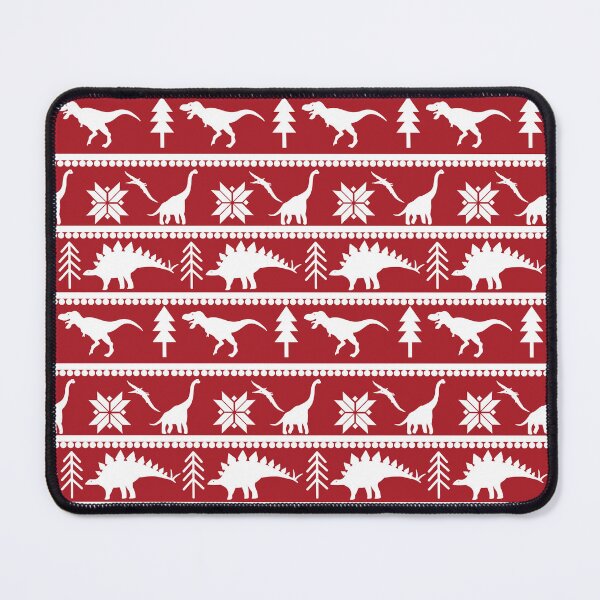 Item preview, Dinosaur Fair Isle Pattern (Red) designed and sold by Zia Frazier.