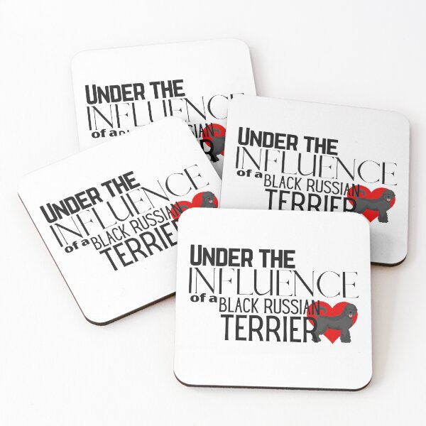Item preview, Under the Influence of a Black Russian Terrier designed and sold by It's On Backwards.