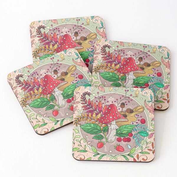 Item preview, Autumn Mushrooms and Berries designed and sold by Slh69.