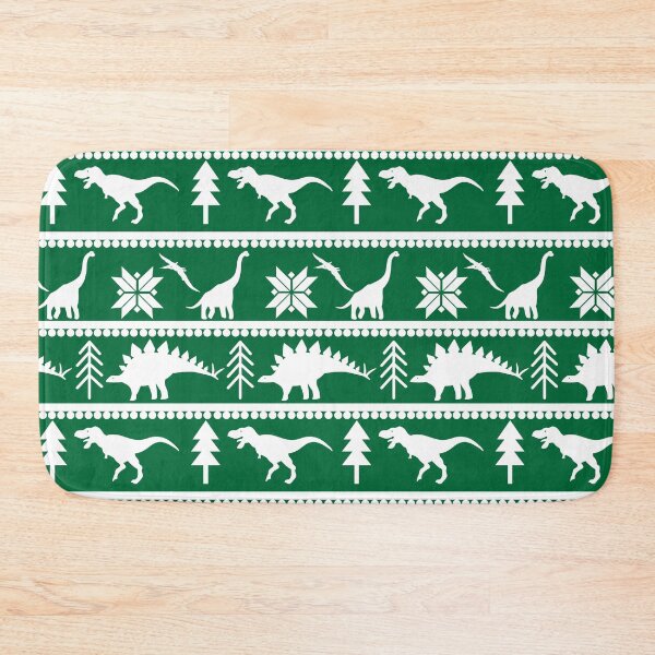 Item preview, Dinosaur Fair Isle Pattern (Green) designed and sold by Zia Frazier.