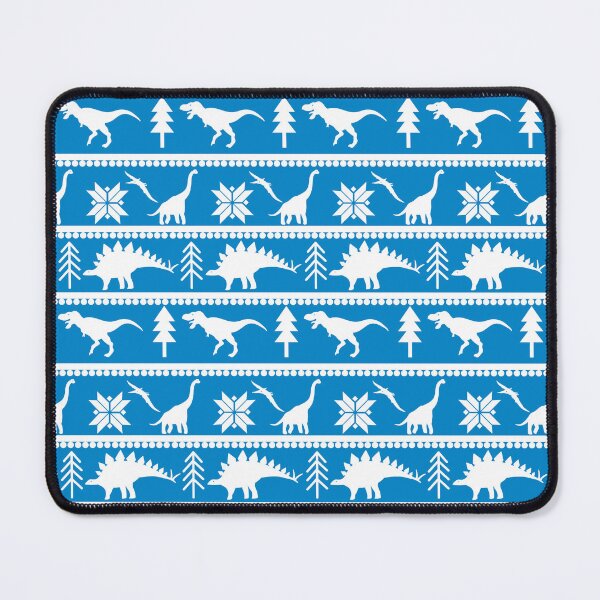 Item preview, Dinosaur Fair Isle Pattern (Blue) designed and sold by Zia Frazier.