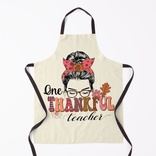 Item preview, Copy of One Thankful TeacherThanksgiving Messy Bun Life Sunglasses Fall Flowers designed and sold by Mehdi Elkhemlichi.