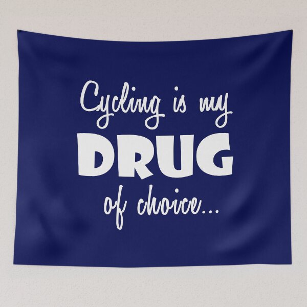 Item preview, Bicycler Cycling Love Birthday Drug of Choice designed and sold by smily-tees.