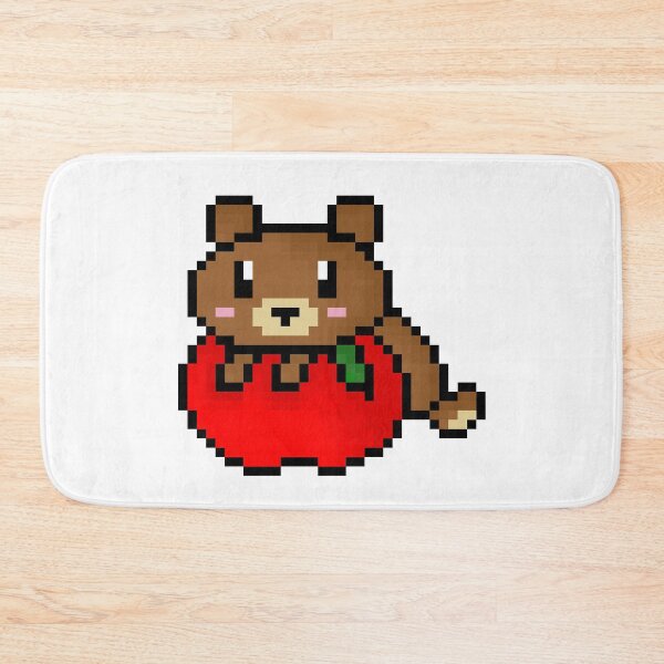 Item preview, Bear on an Apple (PixelArt) designed and sold by Koemi-.