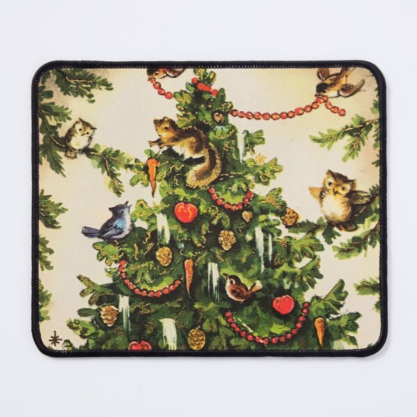 Item preview, Woodland Critters Vintage Christmas Tree designed and sold by DigitalEffects.