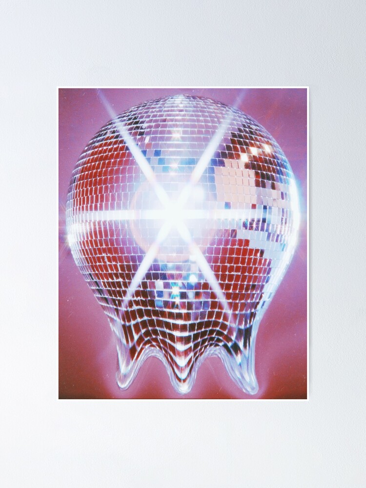 Gold Disco Balls Poster for Sale by newburyboutique