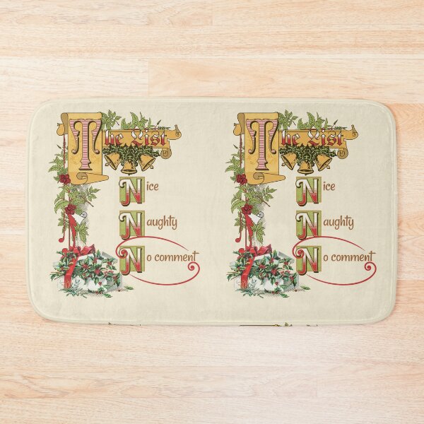 Item preview, Nice, Naughty, No Comment 3 designed and sold by SimplyMe-Plus.