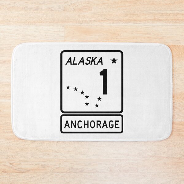 Item preview, Alaska Highway Route 1 One Anchorage AK designed and sold by Travel Time.
