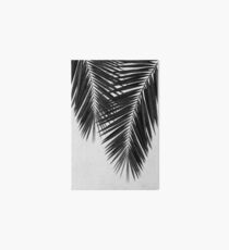 Palm Leaf II Black & White Art Board