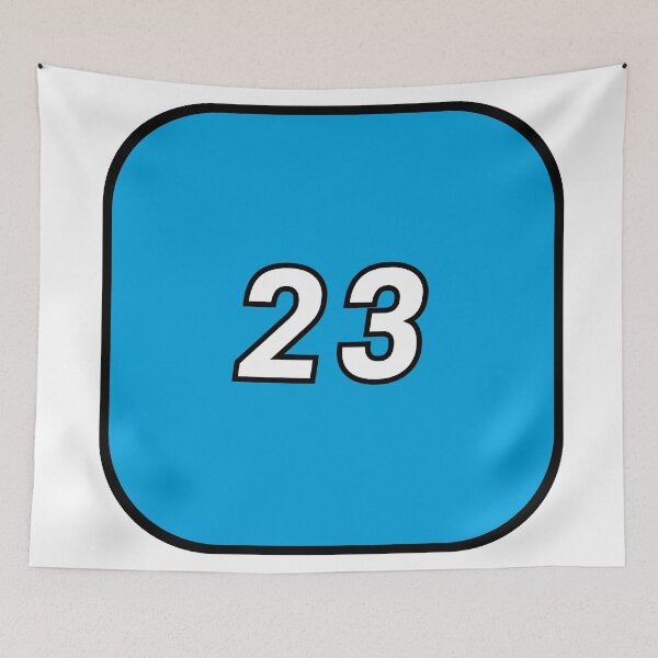 Item preview, Alex Albon 23 simple williams square designed and sold by ff1merch ..