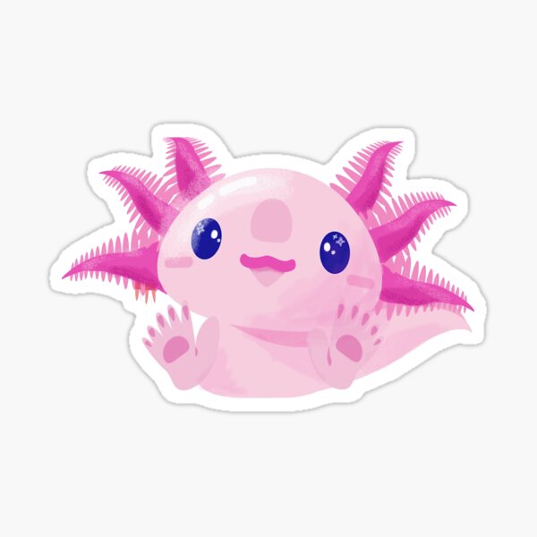 Vista previa del artículo con la obra «AXOLOTL FELIZ», diseñado y vendido por Jj liu.