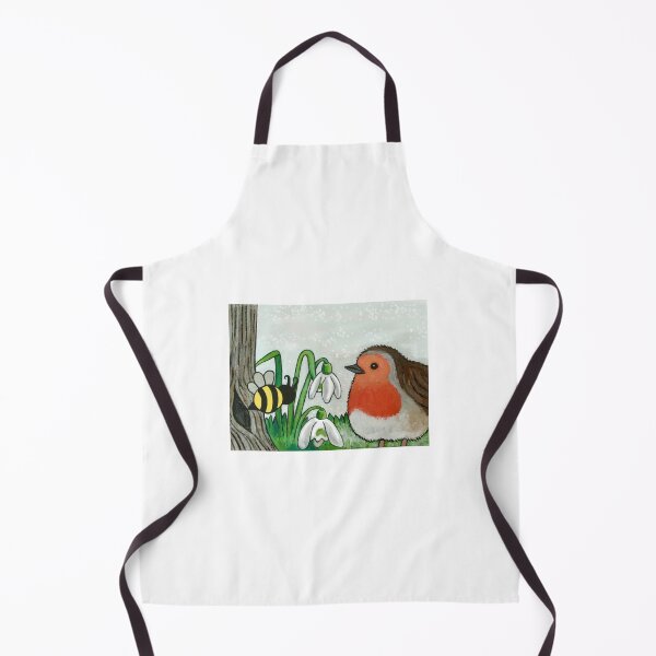 Item preview, Winter Bee Gone (Robin/Snowdrops) designed and sold by Debbee75.