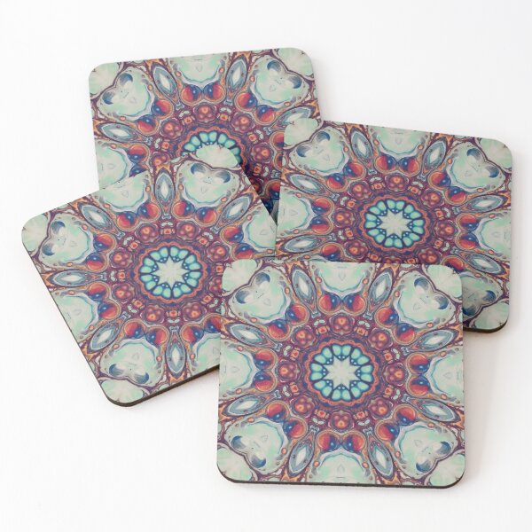 Item preview, 2445 - Vibrant Orange Contrasting Kaleidoscope Design designed and sold by 44scarab.