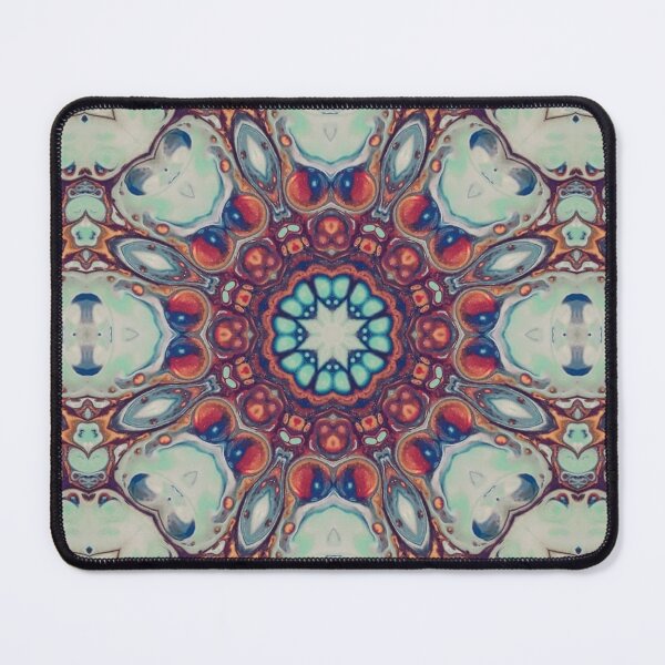 Item preview, 2445 - Vibrant Orange Contrasting Kaleidoscope Design designed and sold by 44scarab.