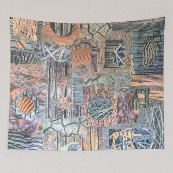Item preview, Under foot - a collage of textures designed and sold by Caroline  Peacock.
