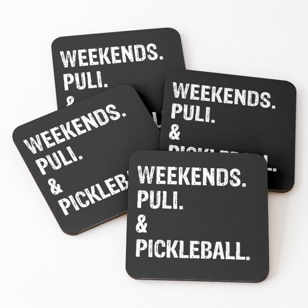 Item preview, Weekends Puli and Pickleball Funny Dog Gift  designed and sold by Guarddogdrive.