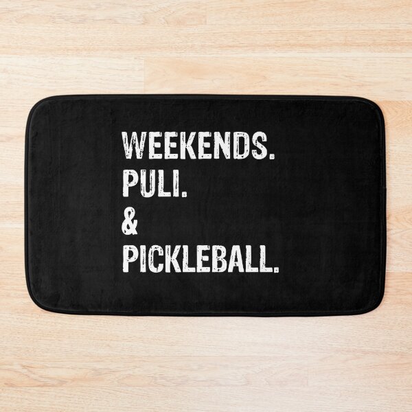 Item preview, Weekends Puli and Pickleball Funny Dog Gift  designed and sold by Guarddogdrive.