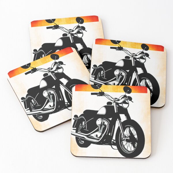 Item preview, 90s Vintage Vector Motorcycle Poster designed and sold by BAYFAIRE.