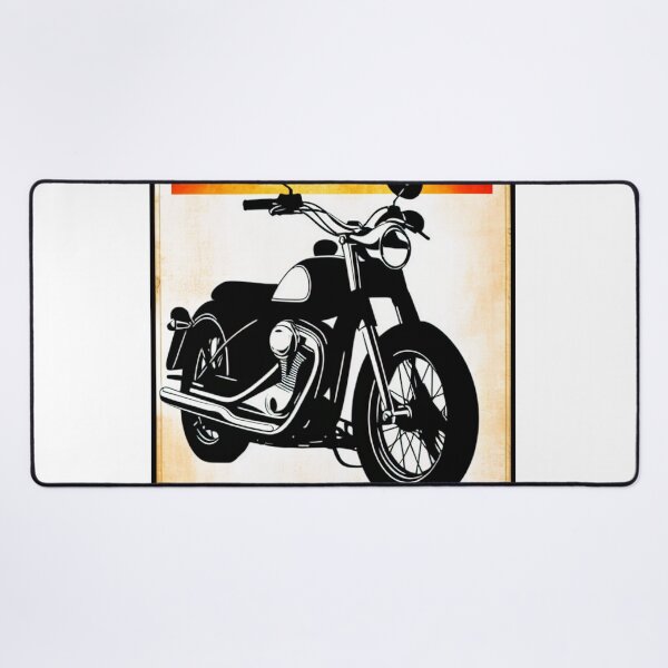 Item preview, 90s Vintage Vector Motorcycle Poster designed and sold by BAYFAIRE.