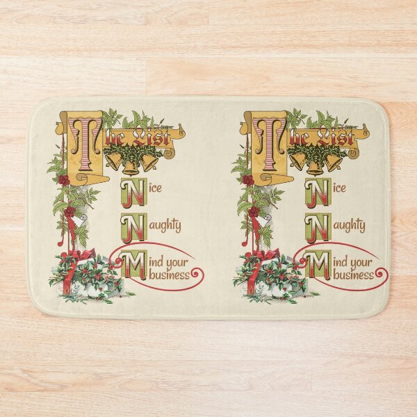 Item preview, Nice, Naughty, Mind Your Business 3 designed and sold by SimplyMe-Plus.