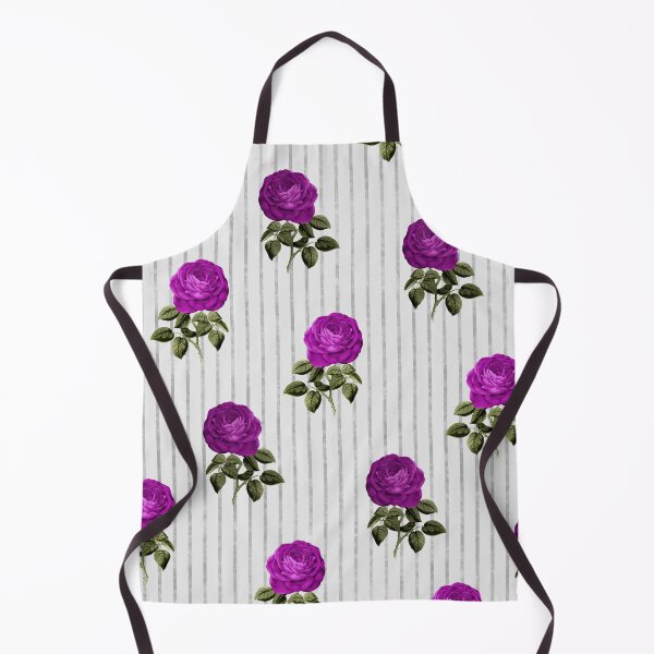 Item preview, White with purple roses designed and sold by pnkpopcorn.