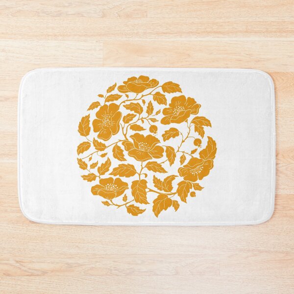 Item preview,  A Circle Made Of Gathering Orange Flowers designed and sold by Tasha-design.