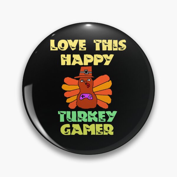 Item preview, Love This Happy Turkey Gamer designed and sold by Storiesforyou.
