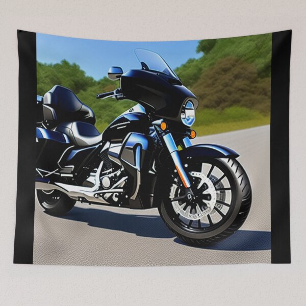 Item preview, Classic Cruiser Motorcycle Black designed and sold by BAYFAIRE.