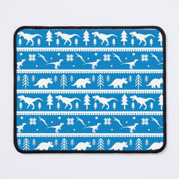 Item preview, Another Dinosaur Fair Isle Pattern (Blue) designed and sold by Zia Frazier.