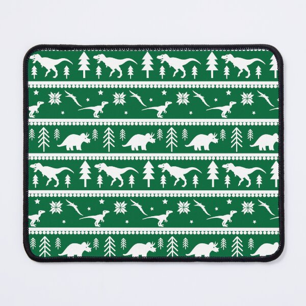 Item preview, Another Dinosaur Fair Isle Pattern (Green) designed and sold by Zia Frazier.
