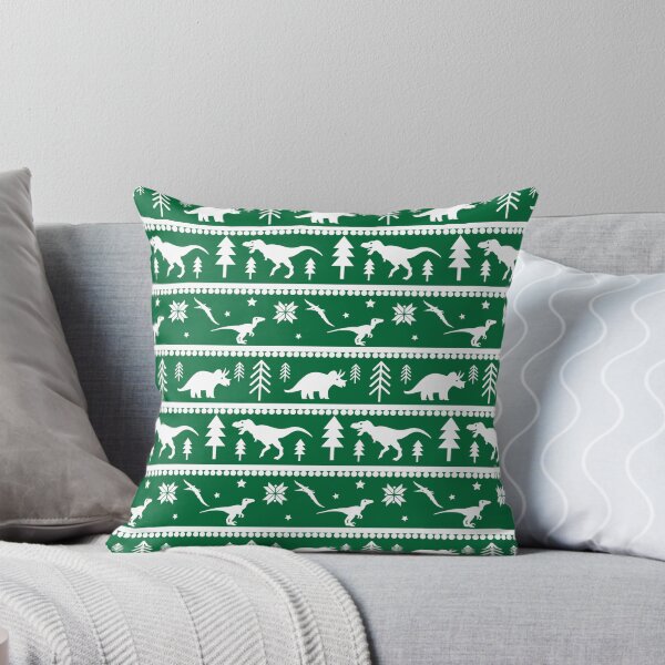 Item preview, Another Dinosaur Fair Isle Pattern (Green) designed and sold by Zia Frazier.