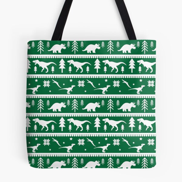 Item preview, Another Dinosaur Fair Isle Pattern (Green) designed and sold by Zia Frazier.