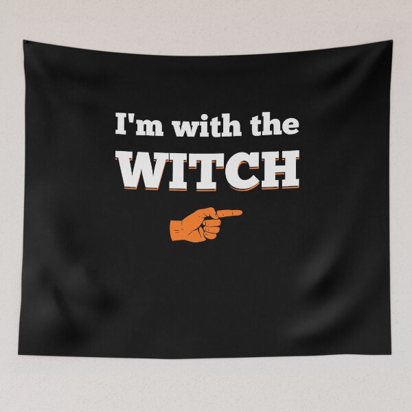 Item preview, Halloween Couples I'M With The Witch designed and sold by LazyGreyBear.