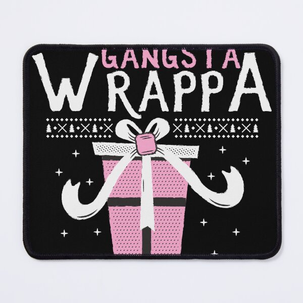 Item preview, Gangsta Wrappa - Christmas Quote designed and sold by SixelaDesign.