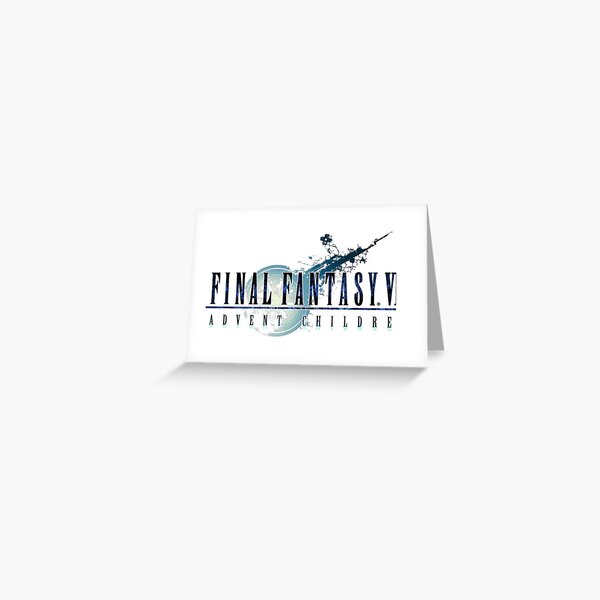 Final Fantasy Final Fantasy Vii Advent Children Greeting Card By Wubbadubb Redbubble