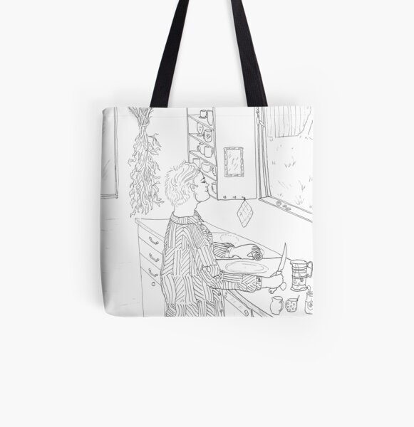 beegarden.works 002 All Over Print Tote Bag