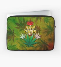 Keep Calm and...Marijuana Leaf! Laptop Sleeve