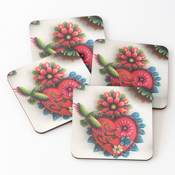 Item preview, mexican sacred heart designed and sold by edleon.