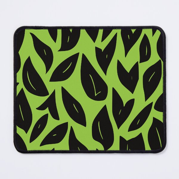 Item preview, Fall Leaves 2, Geometric Design In Black And Green. designed and sold by I-Desire.