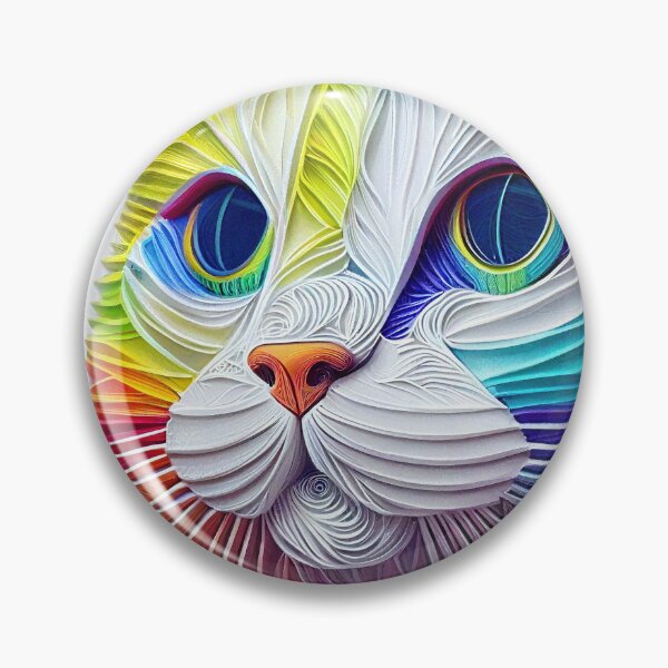 Item preview, Paper Quilled Rainbow Cat designed and sold by cardinalhill.