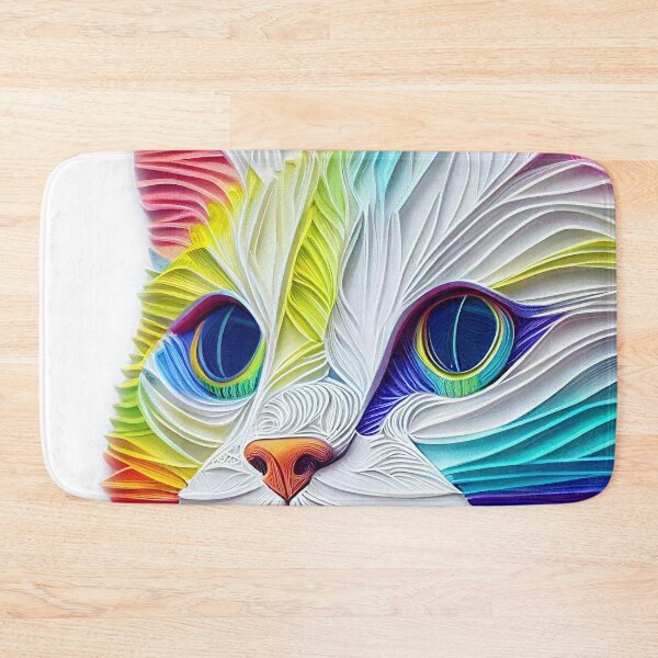 Item preview, Paper Quilled Rainbow Cat designed and sold by cardinalhill.