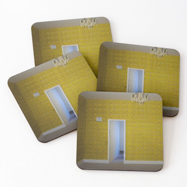 Item preview, The Backrooms - Liminal Space - Doors and Yellow Wallpaper designed and sold by DanTheManDan.
