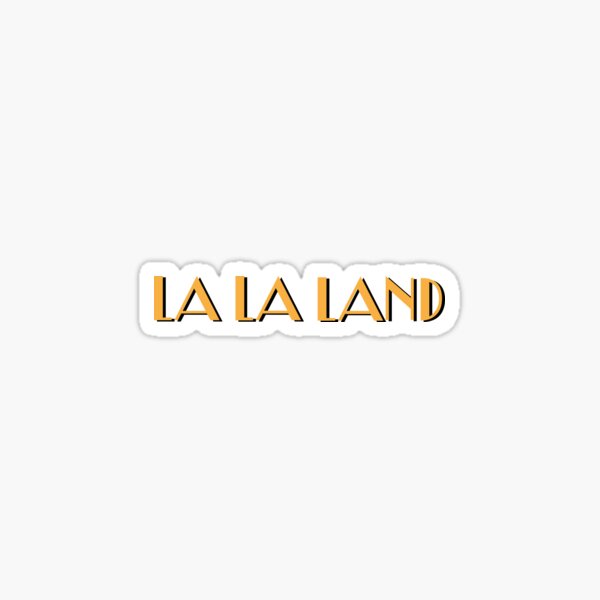 Item preview, LA LA LAND Title Card designed and sold by julietagz.